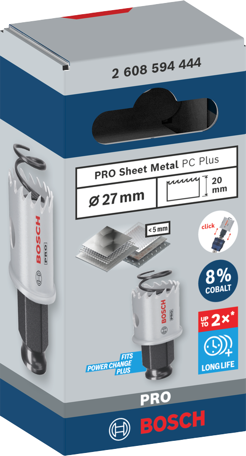 Bosch PRO Sheet Metal PC Plus Lochsäge, 16 mm
