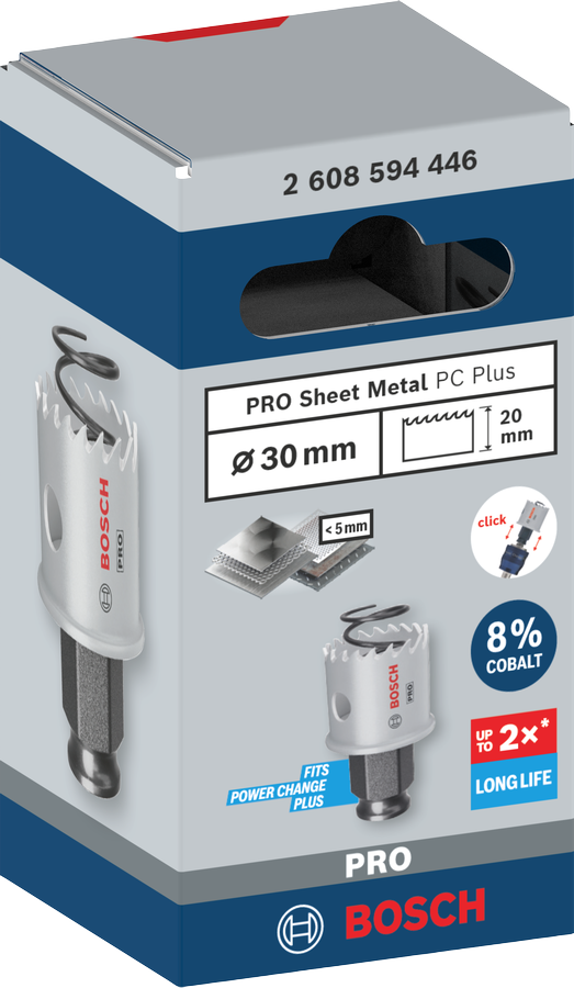 Bosch PRO Sheet Metal PC Plus Lochsäge, 16 mm