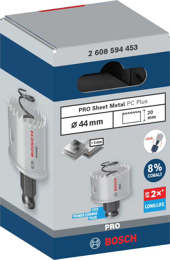 Bosch PRO Sheet Metal PC Plus Lochsäge, 16 mm