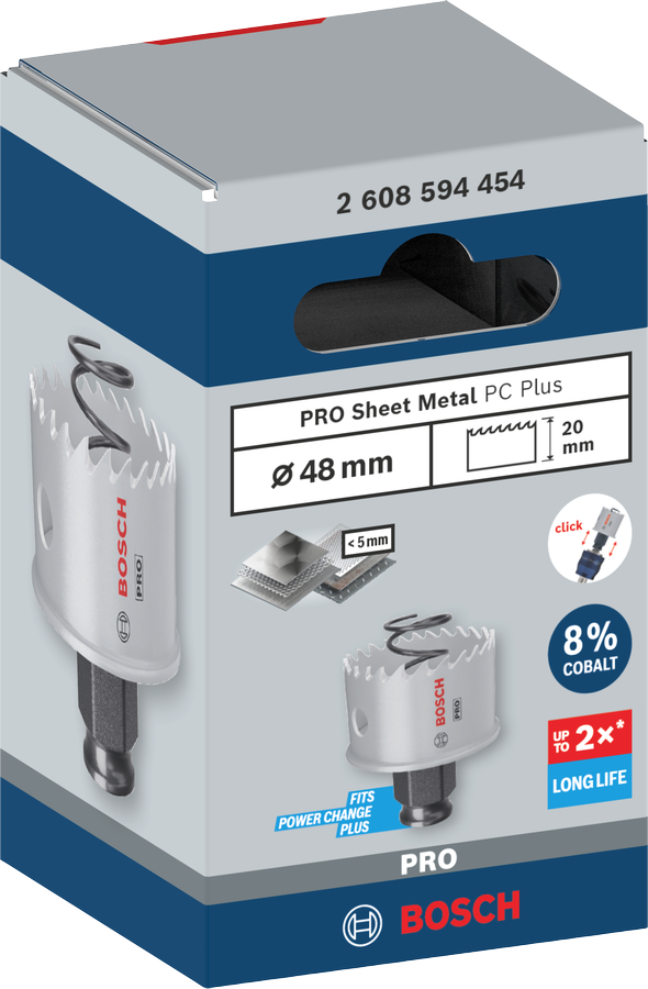Bosch PRO Sheet Metal PC Plus Lochsäge, 16 mm