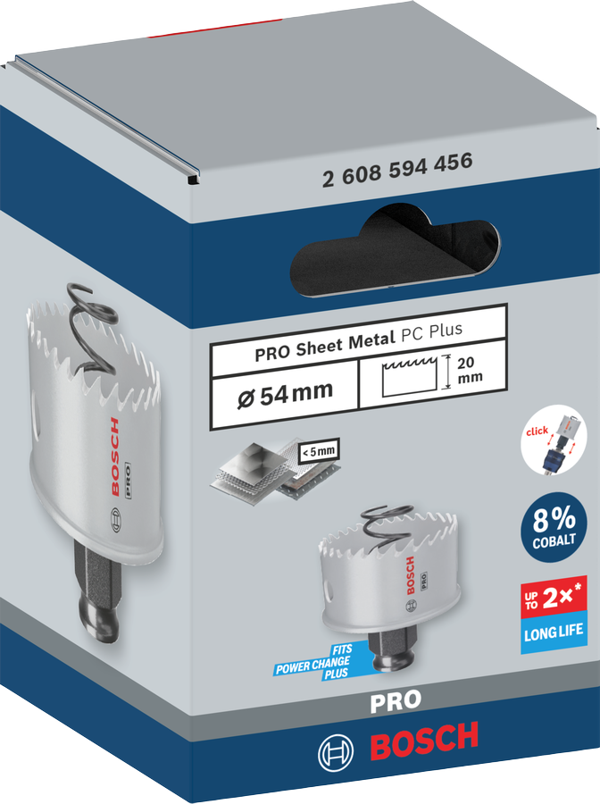 Bosch PRO Sheet Metal PC Plus Lochsäge, 16 mm