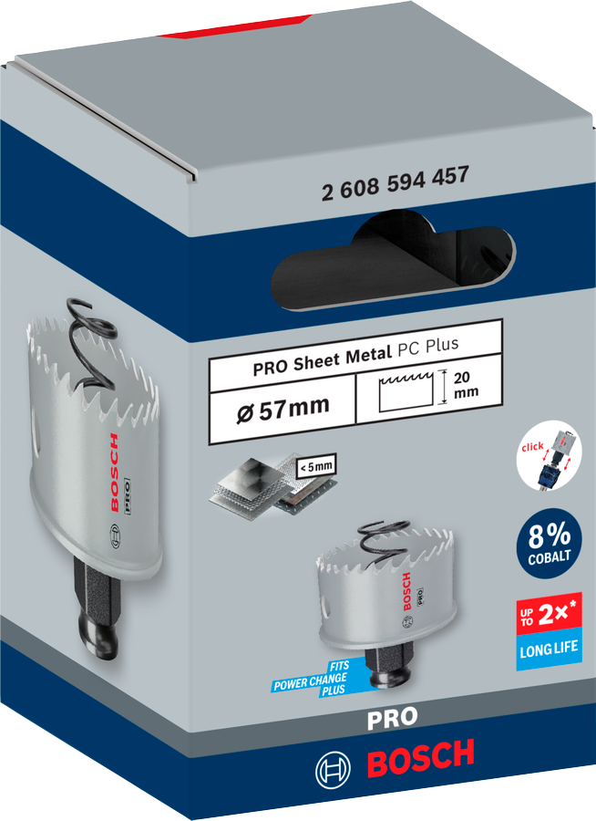 Bosch PRO Sheet Metal PC Plus Lochsäge, 16 mm