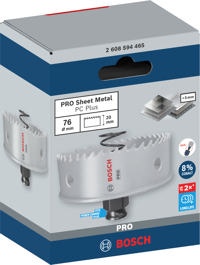Bosch PRO Sheet Metal PC Plus Lochsäge, 16 mm