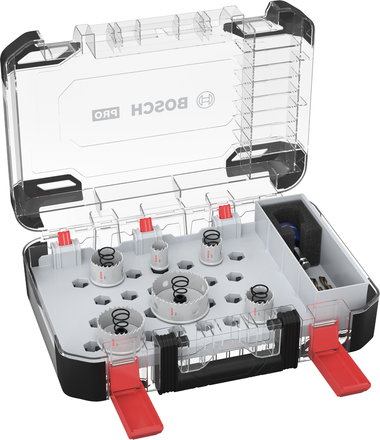 Bosch PRO Sheet Metal PC Plus Lochsäge-Set, 20, 25, 64 mm, 8-tlg.