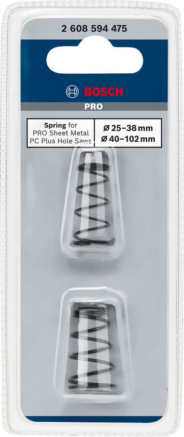 Bosch PRO Sheet Metal PC Plus Lochsägen Auswurffeder, 2-tlg.