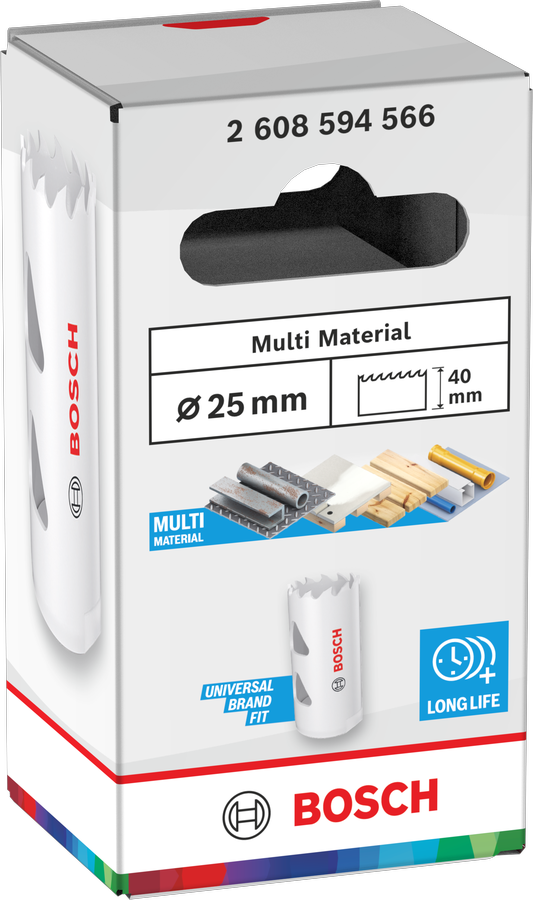 Bosch Multi Material Lochsäge mit Gewinde, 14 x 40 mm