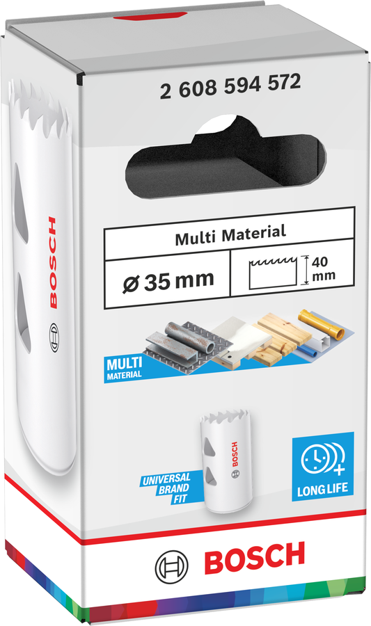 Bosch Multi Material Lochsäge mit Gewinde, 14 x 40 mm