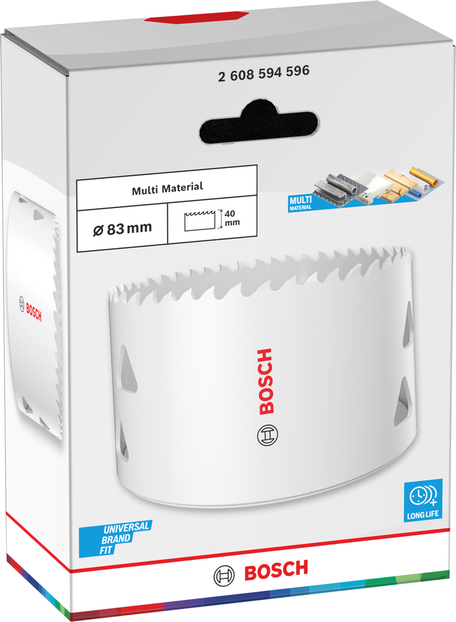 Bosch Multi Material Lochsäge mit Gewinde, 14 x 40 mm