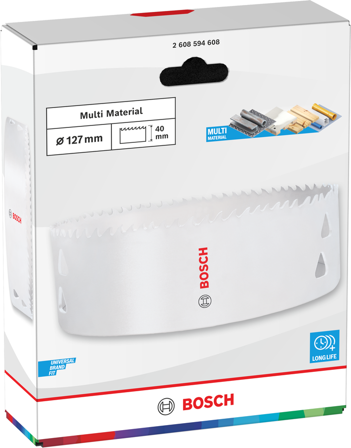 Bosch Multi Material Lochsäge mit Gewinde, 14 x 40 mm