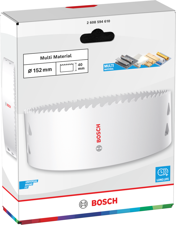 Bosch Multi Material Lochsäge mit Gewinde, 14 x 40 mm