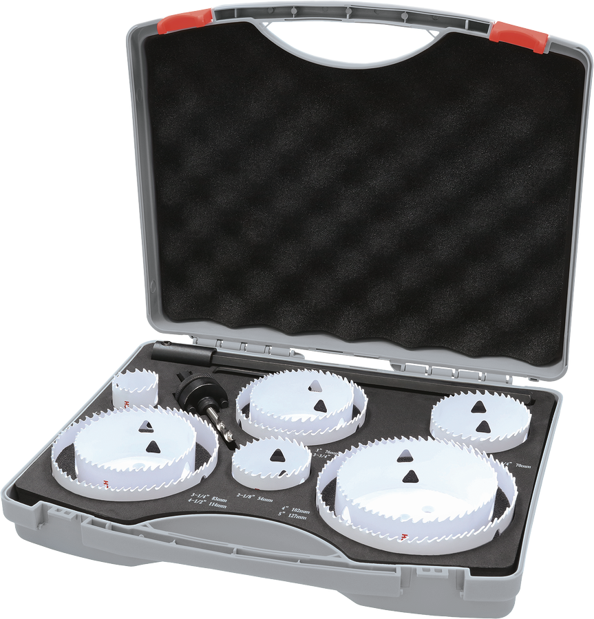 Bosch Multi Material Lochsägen-Set mit Gewinde, 19; 22; 29; 38; 44; 51 x 40 mm