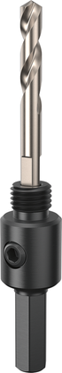 Bosch Aufsteckhalter und Zentrierbohrer für Lochsäge, 14-30 x 44 mm
