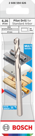Bosch Zentrierbohrer für Standard-Aufsteckhalter, HSS-G, 6,35 x 40 mm