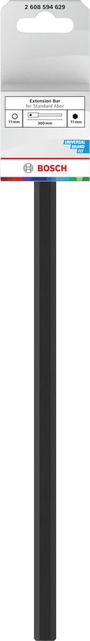 Bosch Verlängerungsstange für Aufsteckhalter, 11 x 300 mm