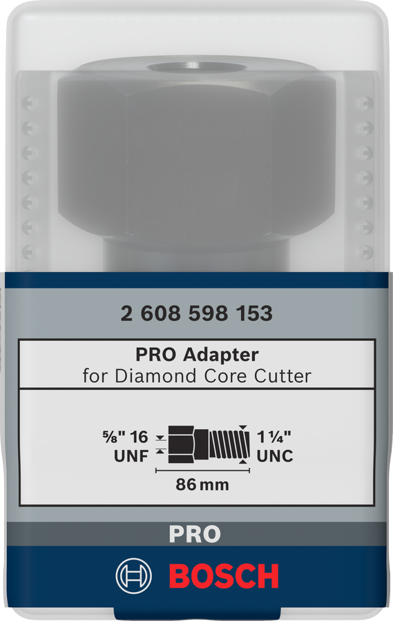 Bosch Adapter für Diamantbohrkronen