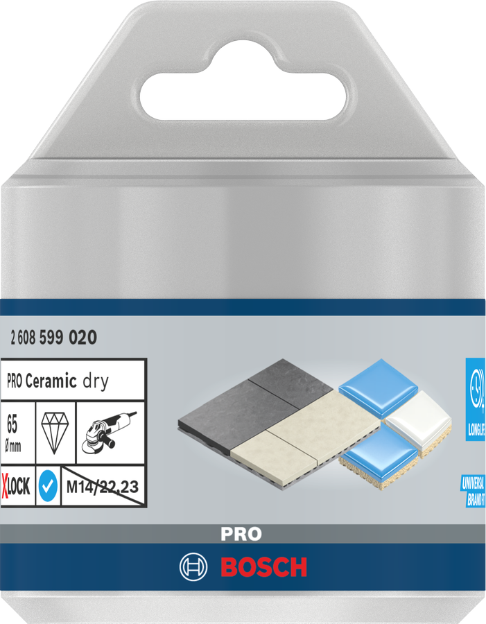 Bosch PRO Ceramic dry Trockenbohrkrone, 40 x 35 mm, X-Lock