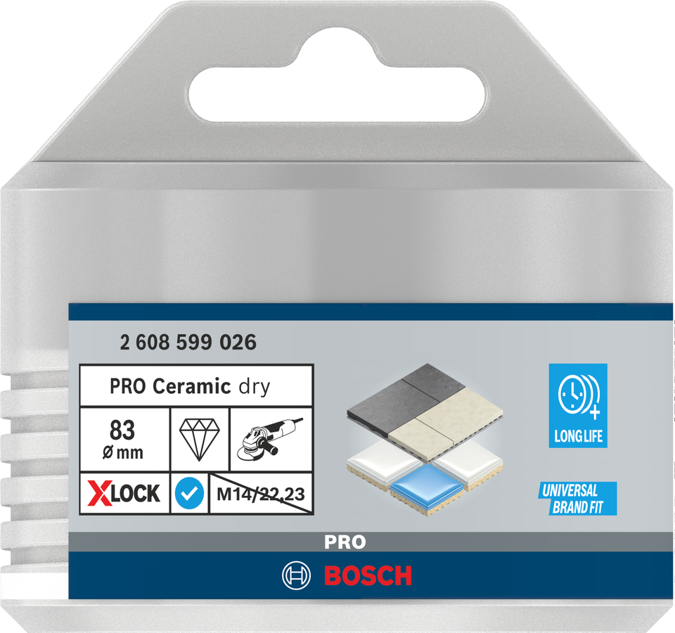 Bosch PRO Ceramic dry Trockenbohrkrone, 40 x 35 mm, X-Lock