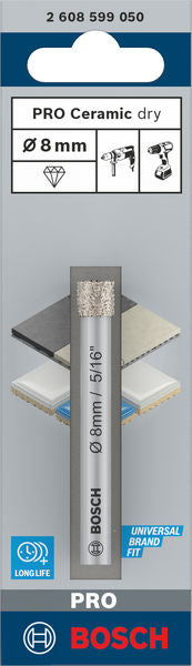 Bosch PRO Ceramic dry Bohrer, 8 x 66 mm