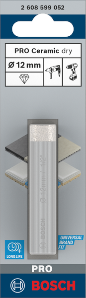 Bosch PRO Ceramic dry Bohrer, 8 x 66 mm