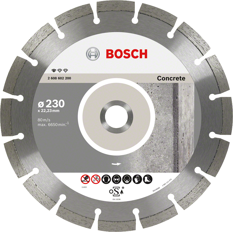 Bosch Diamanttrennscheibe Standard for Concrete