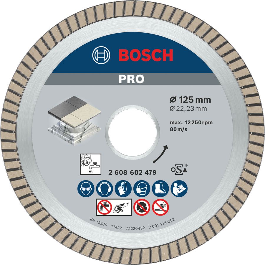 Bosch PRO Ceramic Diamanttrennscheibe, 115 x 22,23 mm