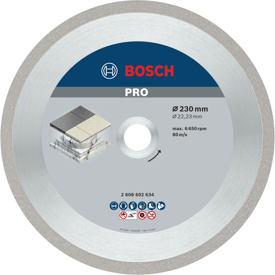 Bosch PRO Ceramic Diamanttrennscheibe, 180 x 25,4 mm