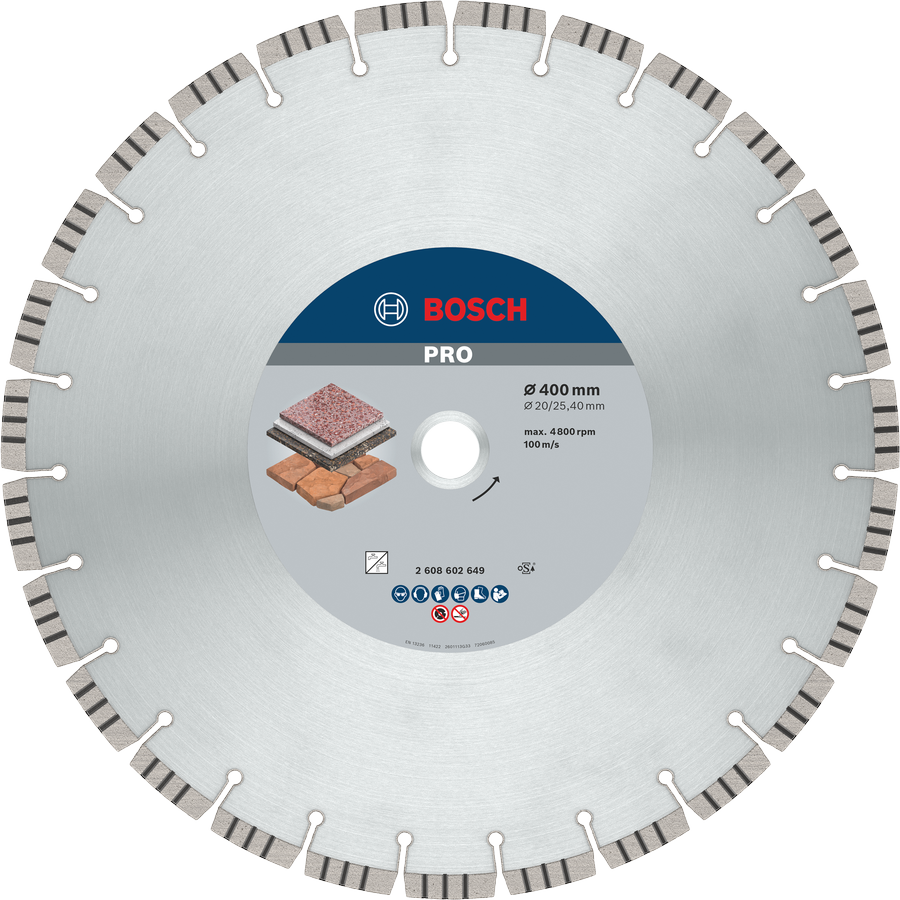 Bosch PRO Stone Diamanttrennscheibe, 300 x 20/25,4 mm