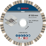 Bosch PRO Concrete Diamanttrennscheibe, 150 x 22,23 mm