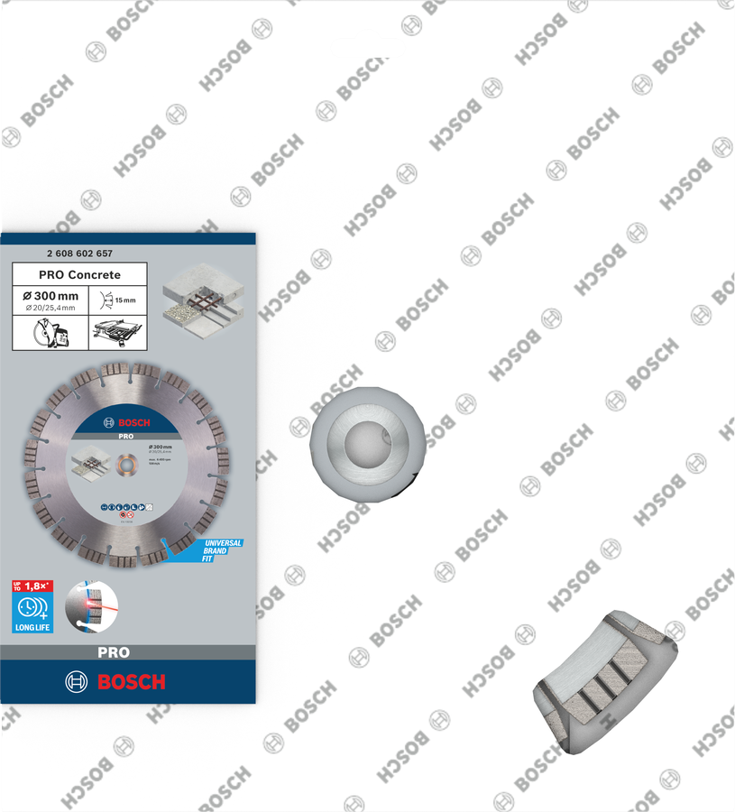 Bosch PRO Concrete Diamanttrennscheibe, 300 x 20/25,4 mm