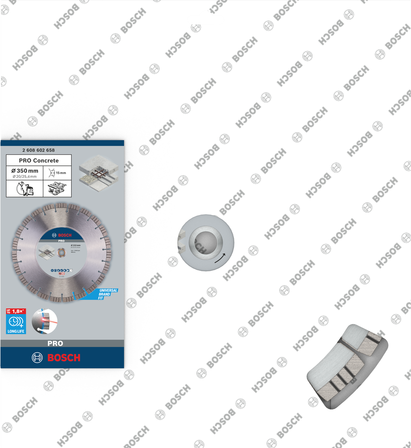 Bosch PRO Concrete Diamanttrennscheibe, 300 x 20/25,4 mm