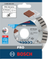 Bosch PRO Abrasive Diamanttrennscheibe, 115 x 22,23 mm