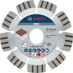 Bosch PRO Abrasive Diamanttrennscheibe, 115 x 22,23 mm