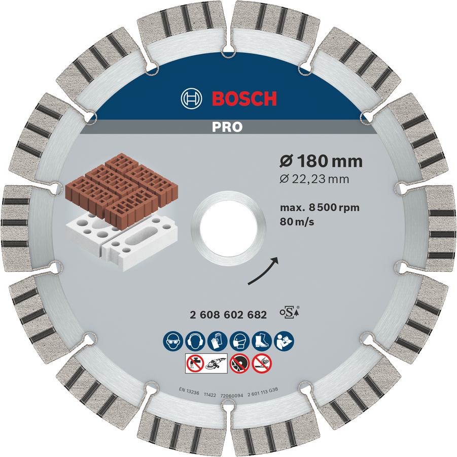 Bosch PRO Abrasive Diamanttrennscheibe, 150 x 22,23 mm