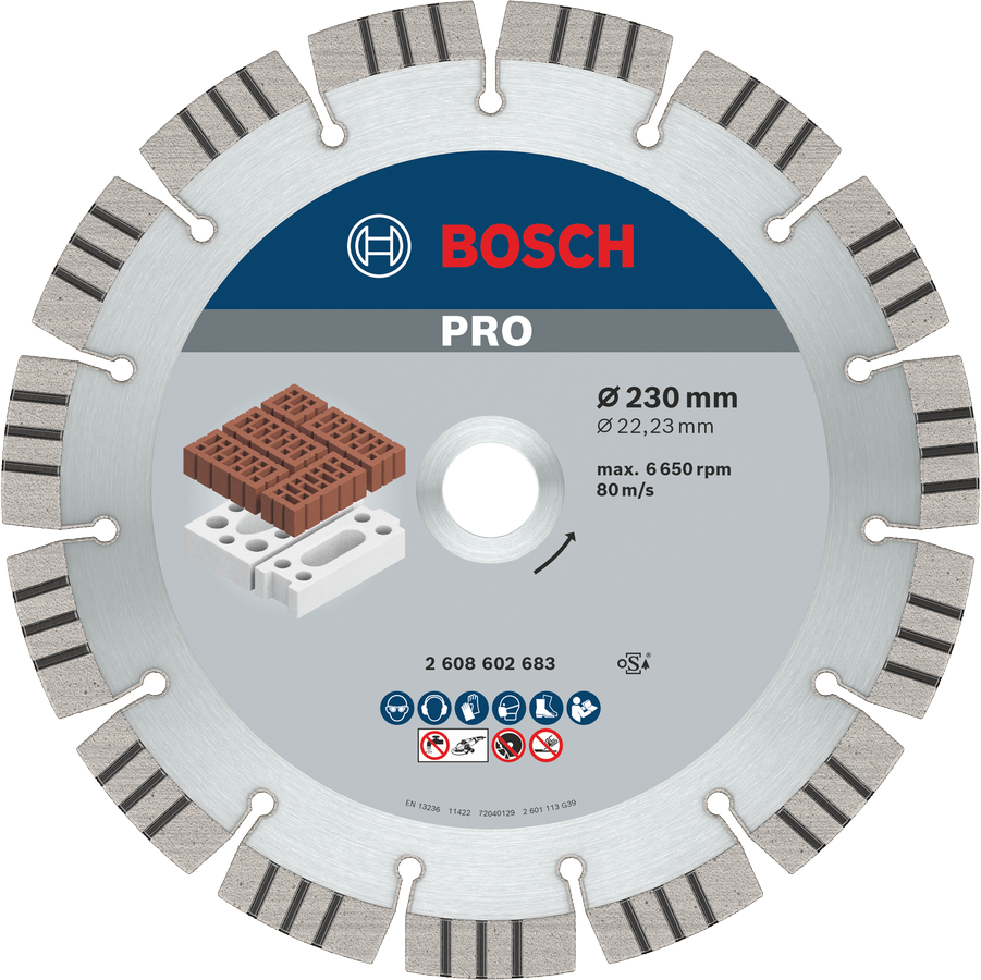 Bosch PRO Abrasive Diamanttrennscheibe, 150 x 22,23 mm