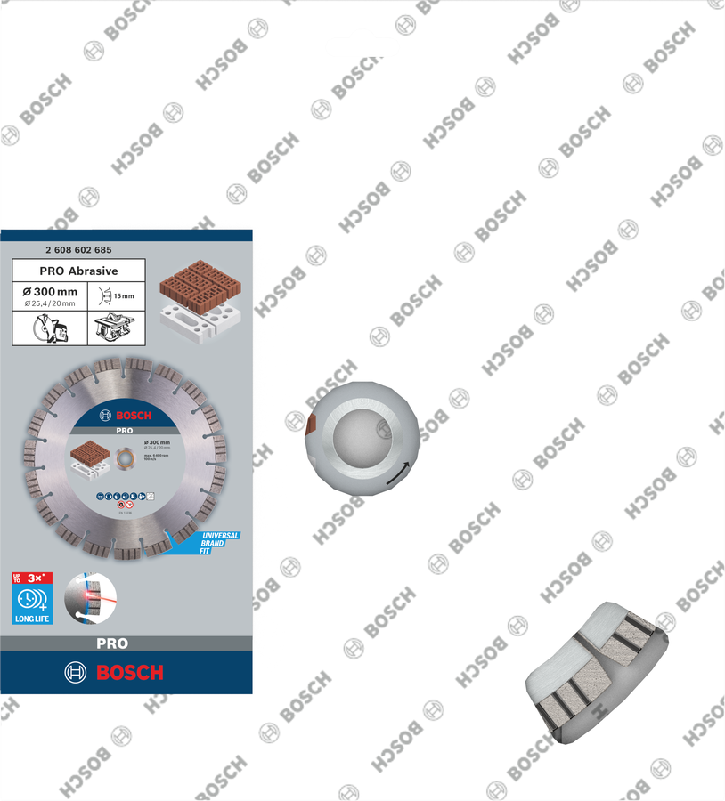 Bosch PRO Abrasive Diamanttrennscheibe, 300 x 20/25,4 mm