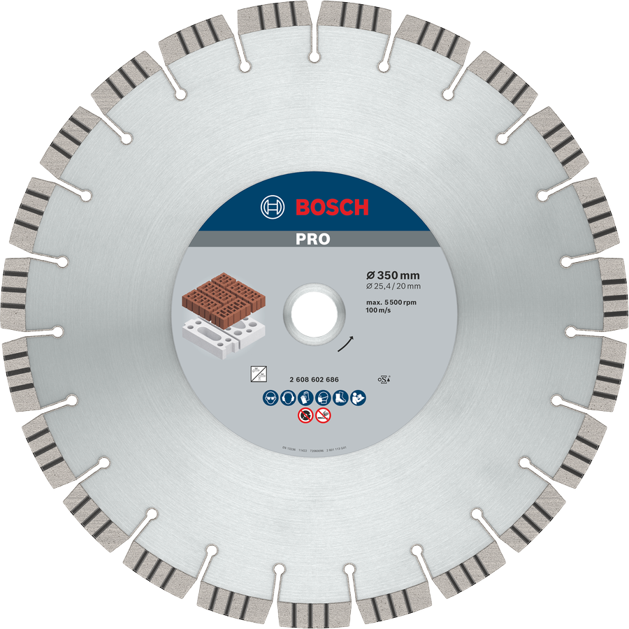 Bosch PRO Abrasive Diamanttrennscheibe, 300 x 20/25,4 mm
