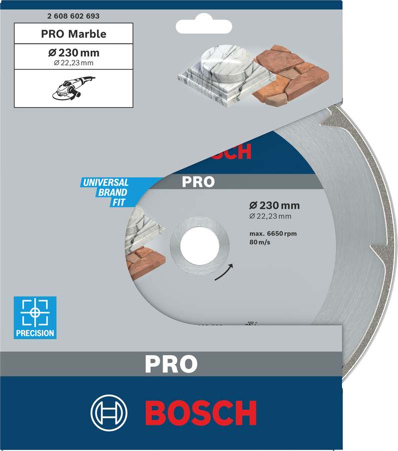 Bosch PRO Marble Diamanttrennscheibe, 150 x 22,23 mm