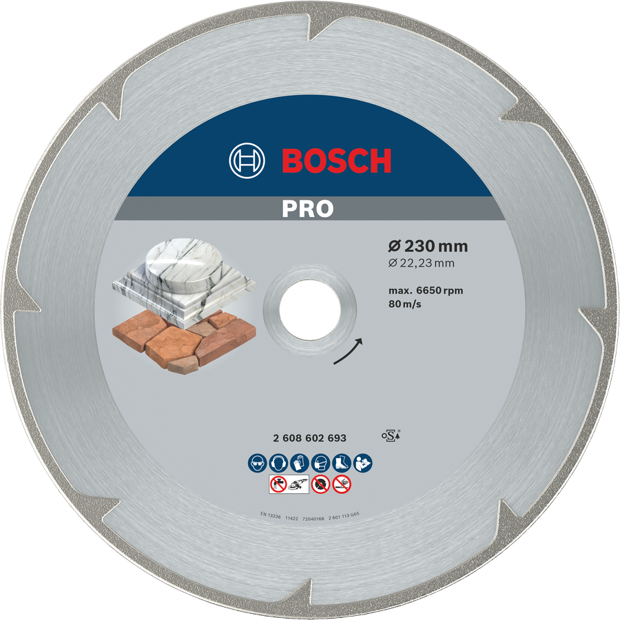 Bosch PRO Marble Diamanttrennscheibe, 150 x 22,23 mm