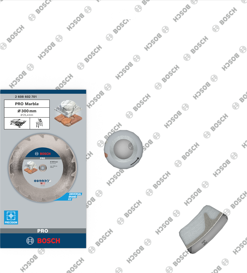 Bosch PRO Marble Diamanttrennscheibe, 300 x 25,4 mm