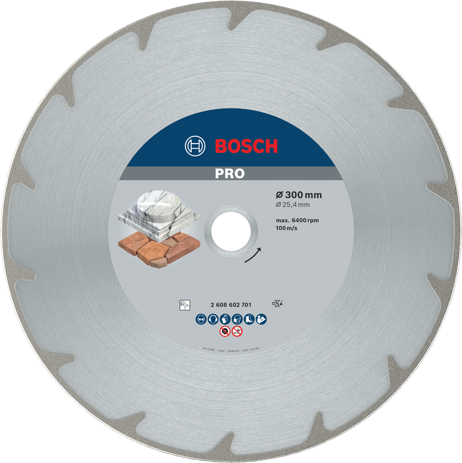 Bosch PRO Marble Diamanttrennscheibe, 300 x 25,4 mm
