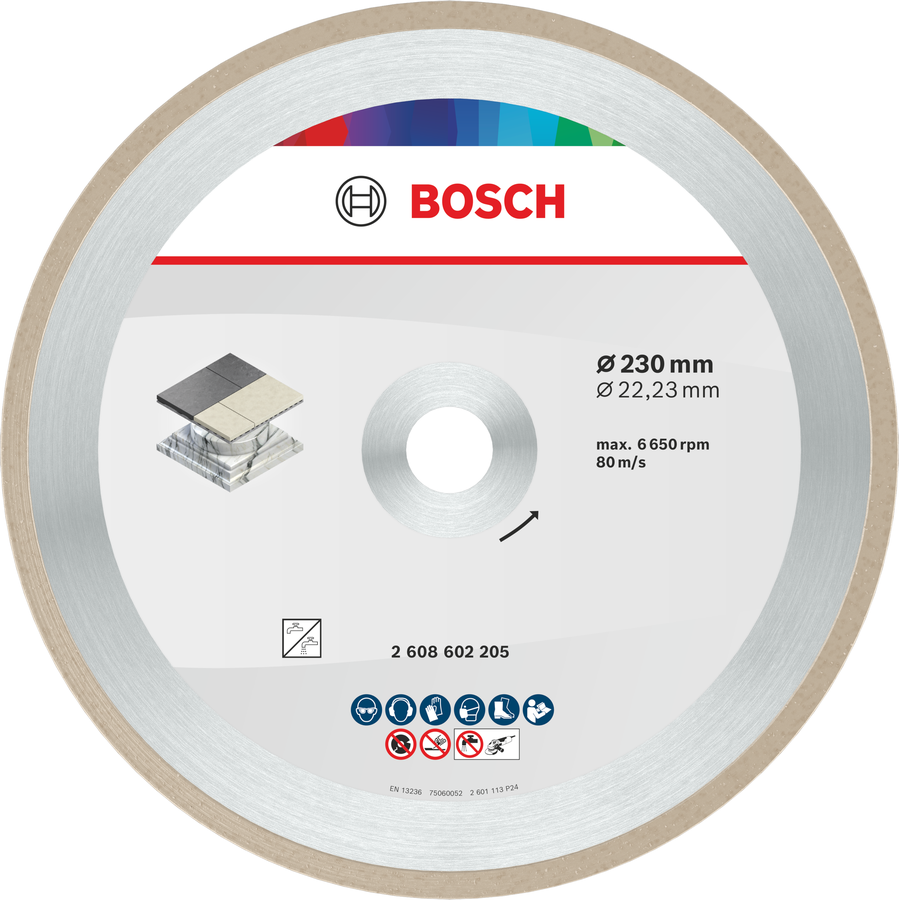 Bosch Ceramic Trennscheibe, 150 x 7 mm, Bohrung 22,23 mm