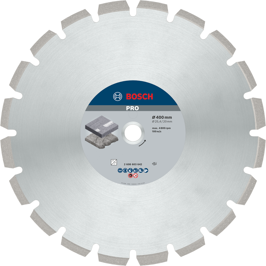 Bosch PRO Asphalt Diamanttrennscheibe, 350 x 20/25,4 mm