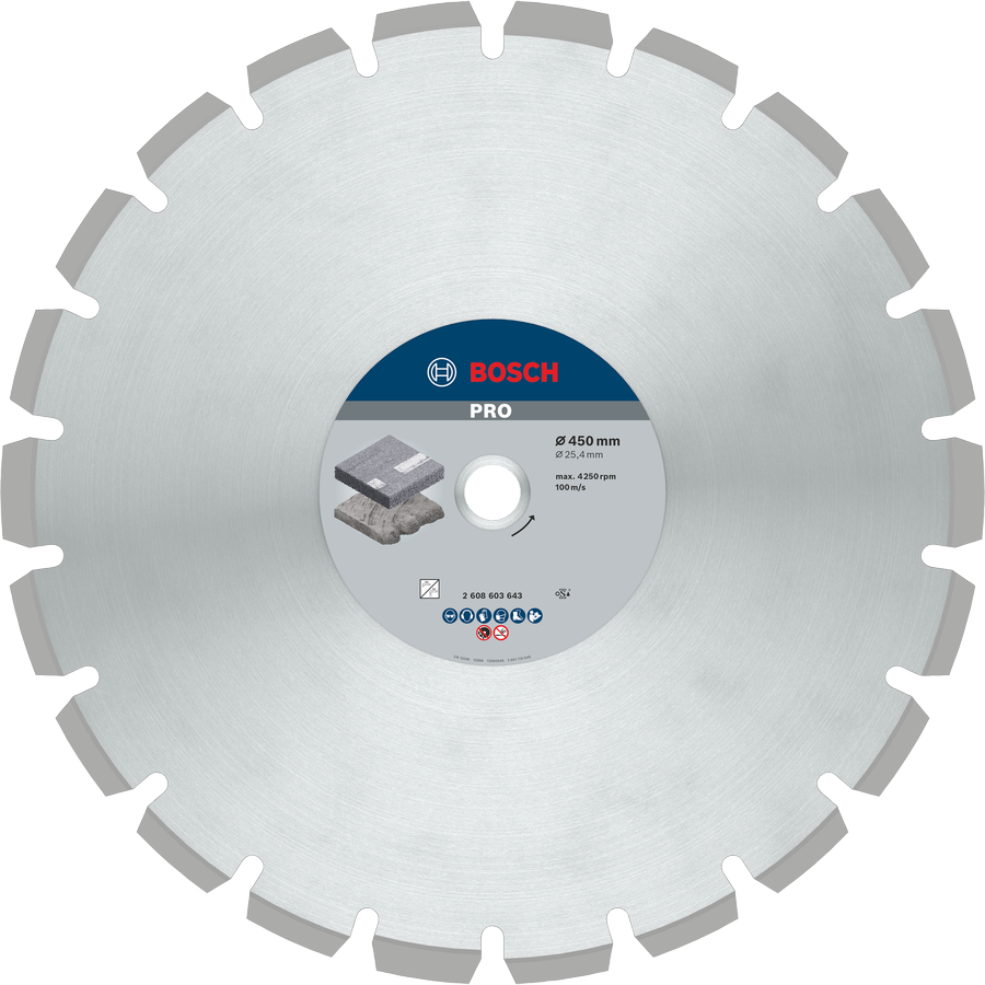 Bosch PRO Asphalt Diamanttrennscheibe, 350 x 20/25,4 mm