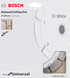 Bosch Diamanttrennscheibe Eco For Universal