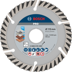 Bosch PRO Multi Material Diamanttrennscheibe, 115 x 22,23 mm