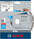 Bosch PRO Multi Material Diamanttrennscheibe, 150 x 22,23 mm