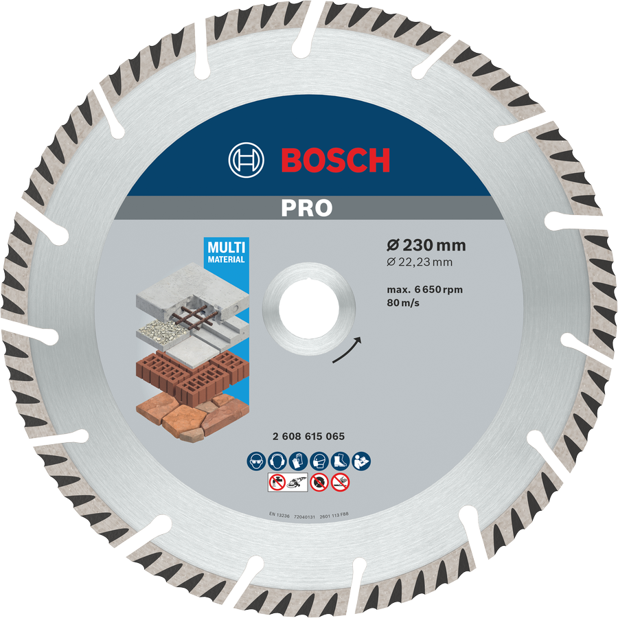 Bosch PRO Multi Material Diamanttrennscheibe, 150 x 22,23 mm