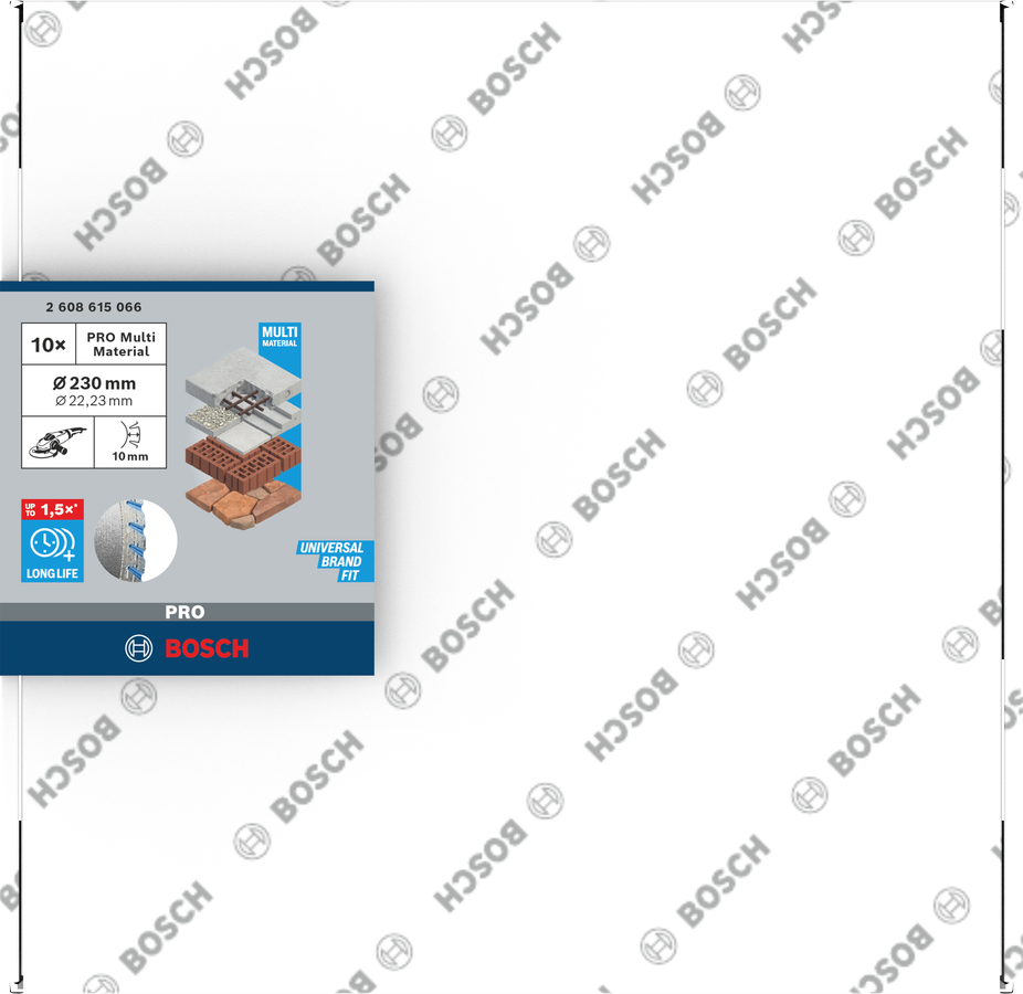 Bosch PRO Multi Material Diamanttrennscheibe, 150 x 22,23 mm