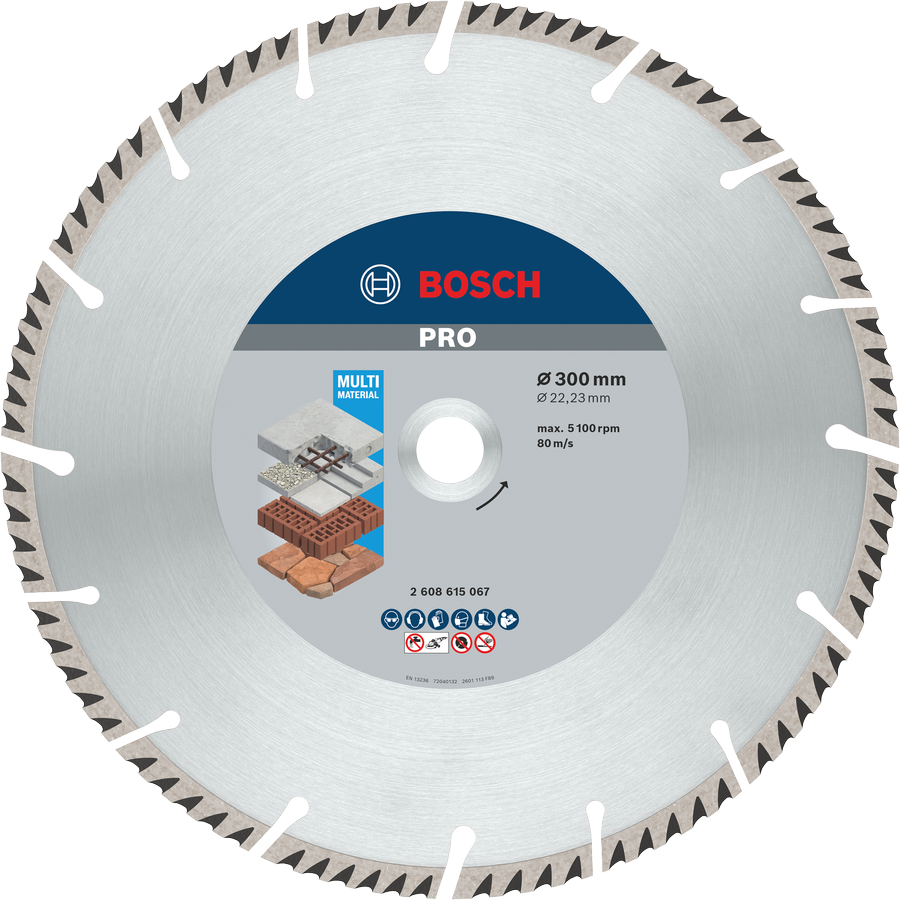 Bosch PRO Multi Material Diamanttrennscheibe, 150 x 22,23 mm