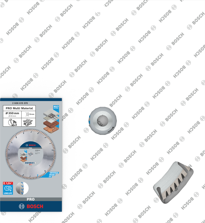 Bosch PRO Multi Material Diamanttrennscheibe, 300 x 20 mm